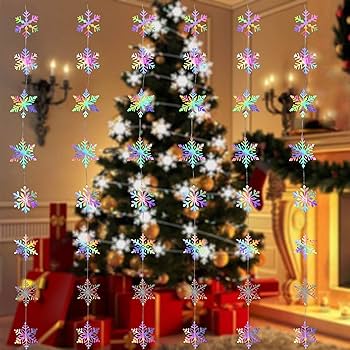Amazon.co.jp: DERAYEEクリスマス ガーランド ペーパー